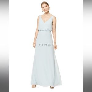 Levkoff bridesmaid dress (pale blue)